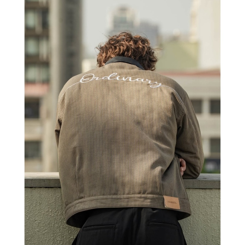 ORDINARY HOUNDSTOOTH COLLAR JACKET 千鳥格狩獵外套 店內價 【PS中壢】-細節圖4