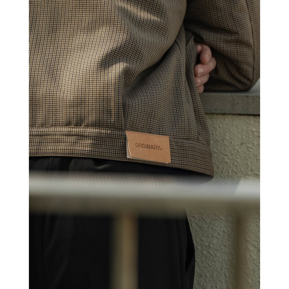 ORDINARY HOUNDSTOOTH COLLAR JACKET 千鳥格狩獵外套 店內價 【PS中壢】-細節圖5