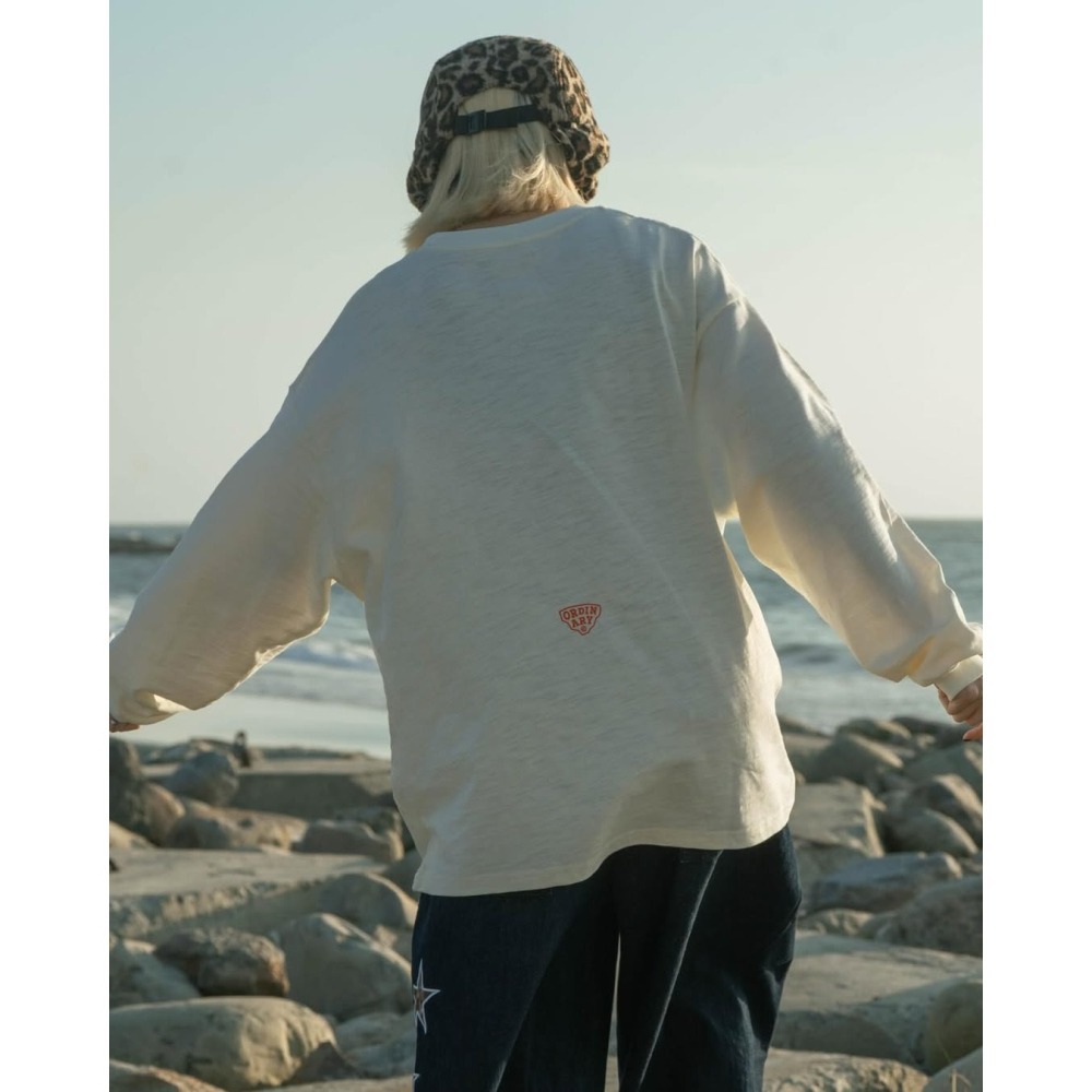 ORDINARY “PAPA“ CREW L/S TEE 企鵝夥伴竹節棉長TEE 店內價 【PS中壢】-細節圖9