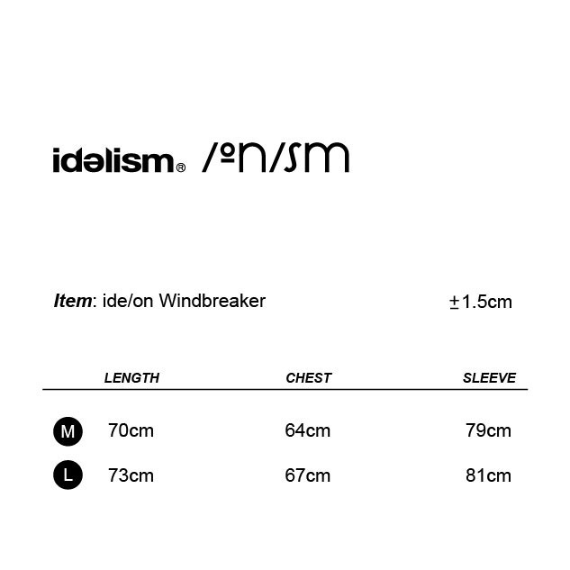 IDEALISM IDE ide/on Windbreaker 防風外套  店內價 【PS中壢】-細節圖6