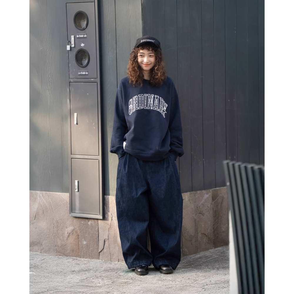 ORDINARY 格紋 星星 貼布 燈籠褲 長褲  店內價 【PS中壢】-細節圖2