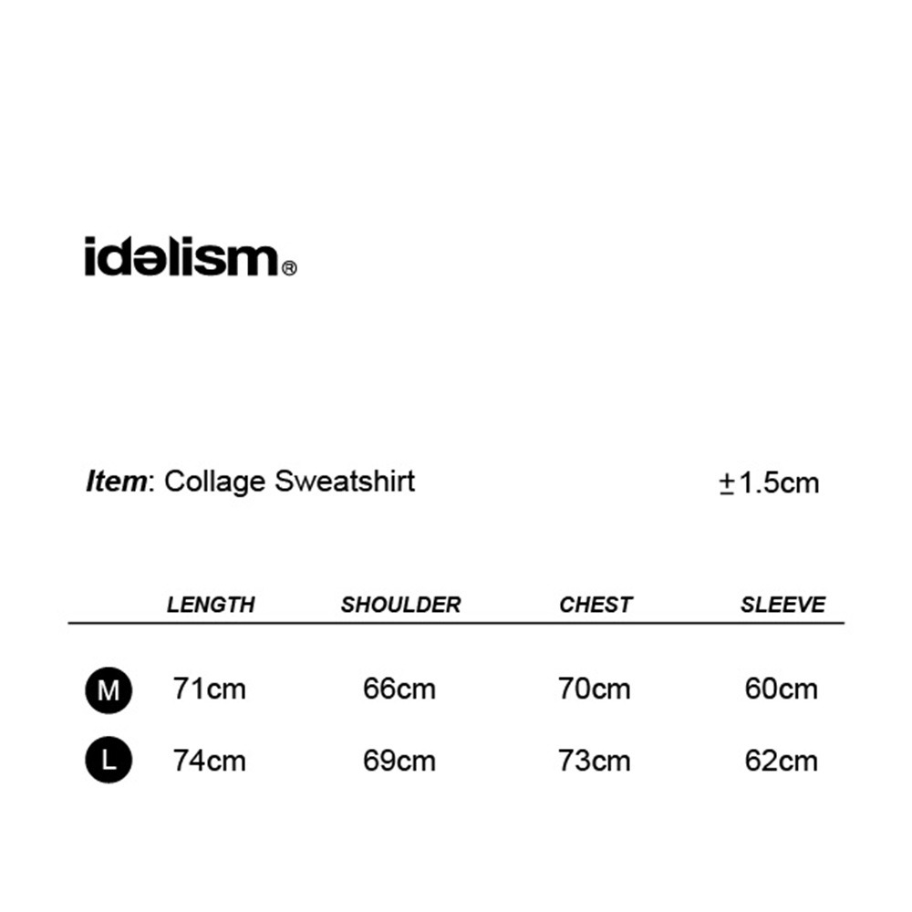 IDEALISM IDE Collage Sweatshirt 大學T 店內價 【PS中壢】-細節圖9