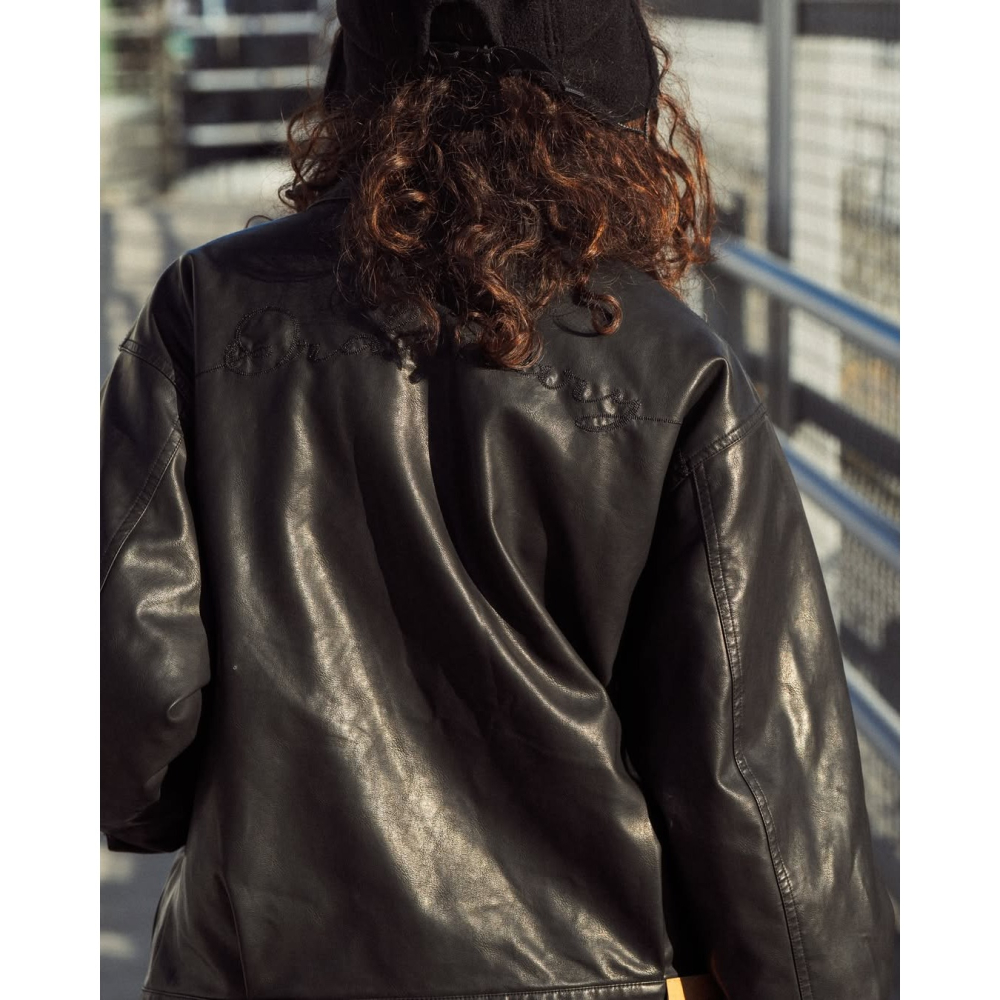 ORDINARY AGED LEATHER HUNTING JACKET 水洗舊化皮革狩獵外套 店內價 【PS中壢】-細節圖5