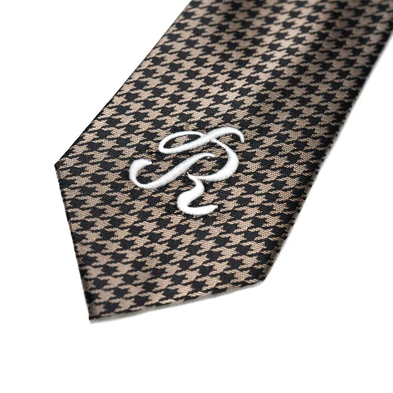 ORDINARY HOUNDSTOOTH TIE 復古千鳥格領帶 店內價【PS中壢】-細節圖4