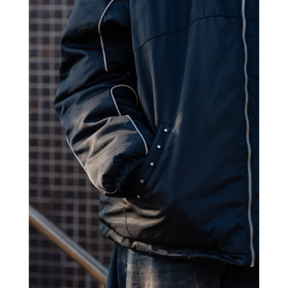 ORDINARY FUR REVERSIBLE JACKET 雙面豹紋卯釘貼皮外套 店內價 【PS中壢】-細節圖5