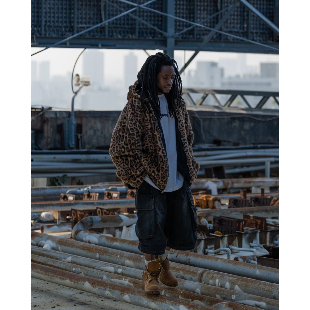 ORDINARY FUR REVERSIBLE JACKET 雙面豹紋卯釘貼皮外套 店內價 【PS中壢】-細節圖6