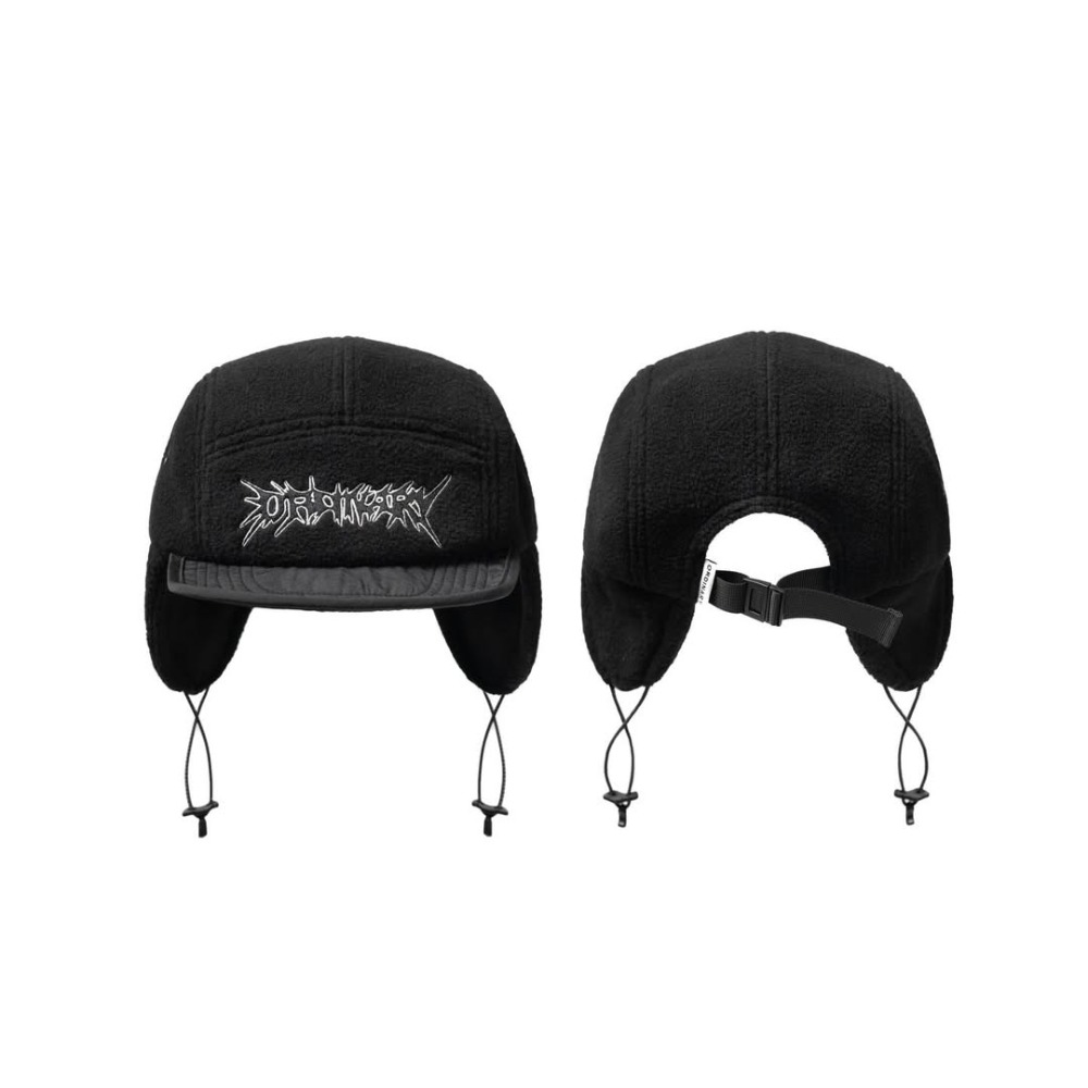 ORDINARY LOGO EARFLAP CAMP CAP  LOGO 羊羔毛遮耳帽 店內價 【PS中壢】-規格圖1