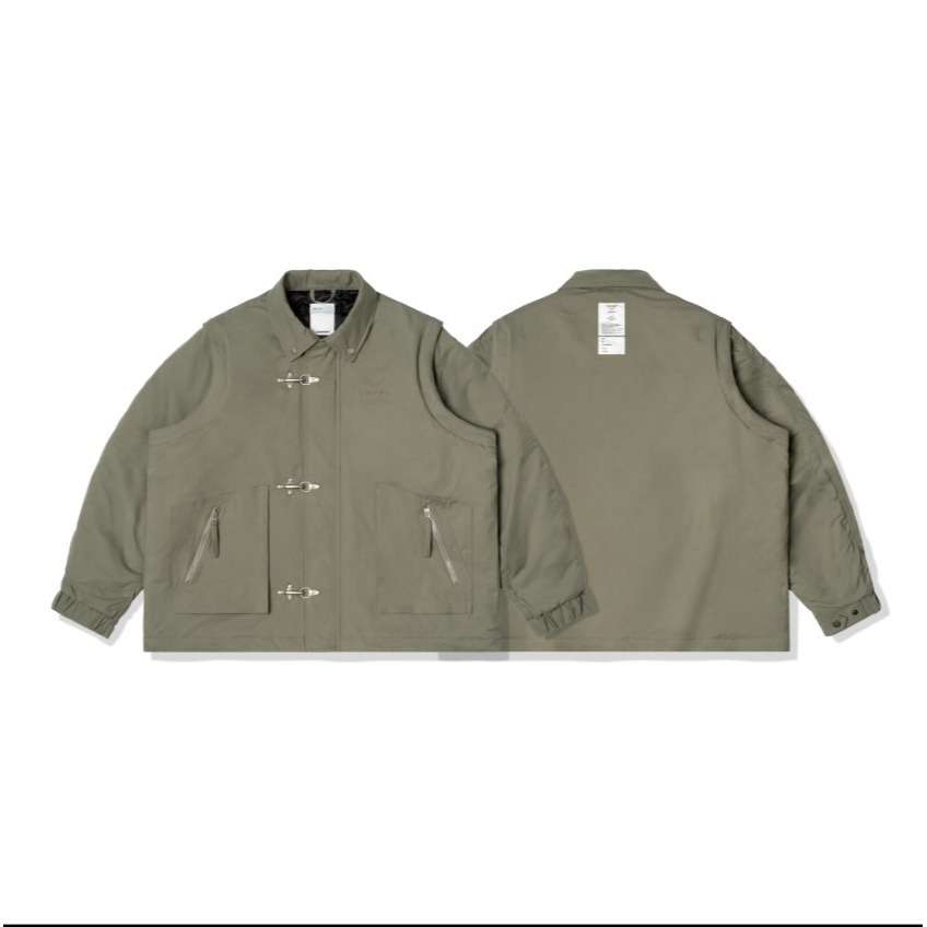 ORDINARY 2 WAY JACKET 兩用飛機扣鋪棉外套  店內價 【PS中壢】-規格圖2