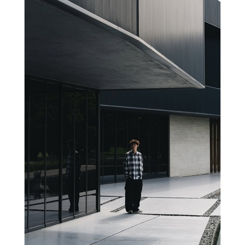 IDEALISM IDE Check L-Shirt 法蘭絨 復古格紋長袖襯衫  店內價 【PS中壢】-細節圖4