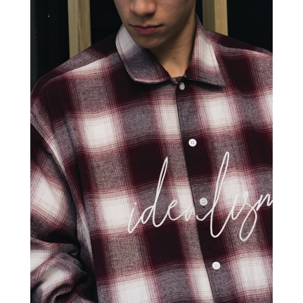 IDEALISM IDE Check L-Shirt 法蘭絨 復古格紋長袖襯衫  店內價 【PS中壢】-細節圖7