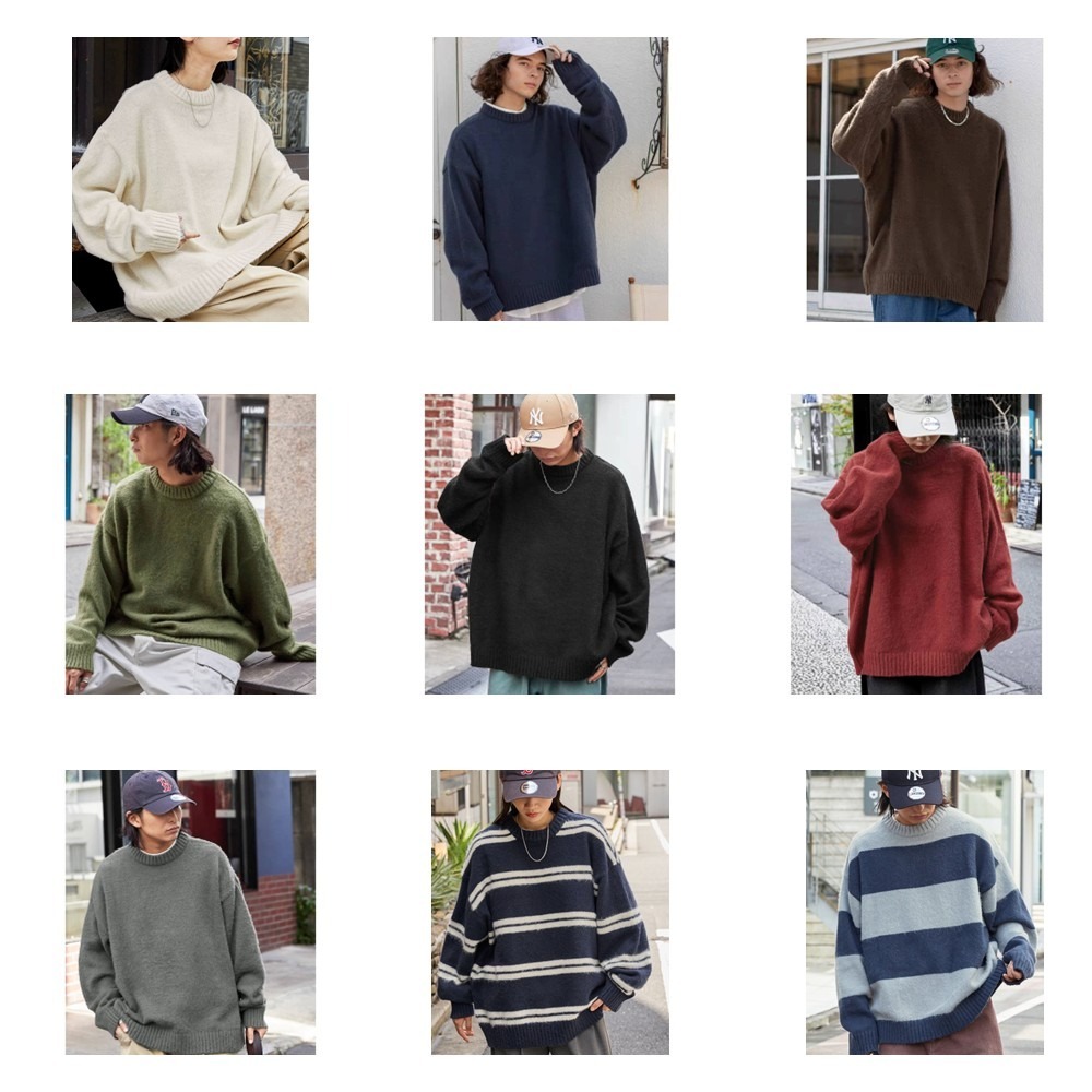 日本 MONO MART 基礎馬海毛圓領毛衣 寬鬆針織衫【PS中壢】-細節圖2