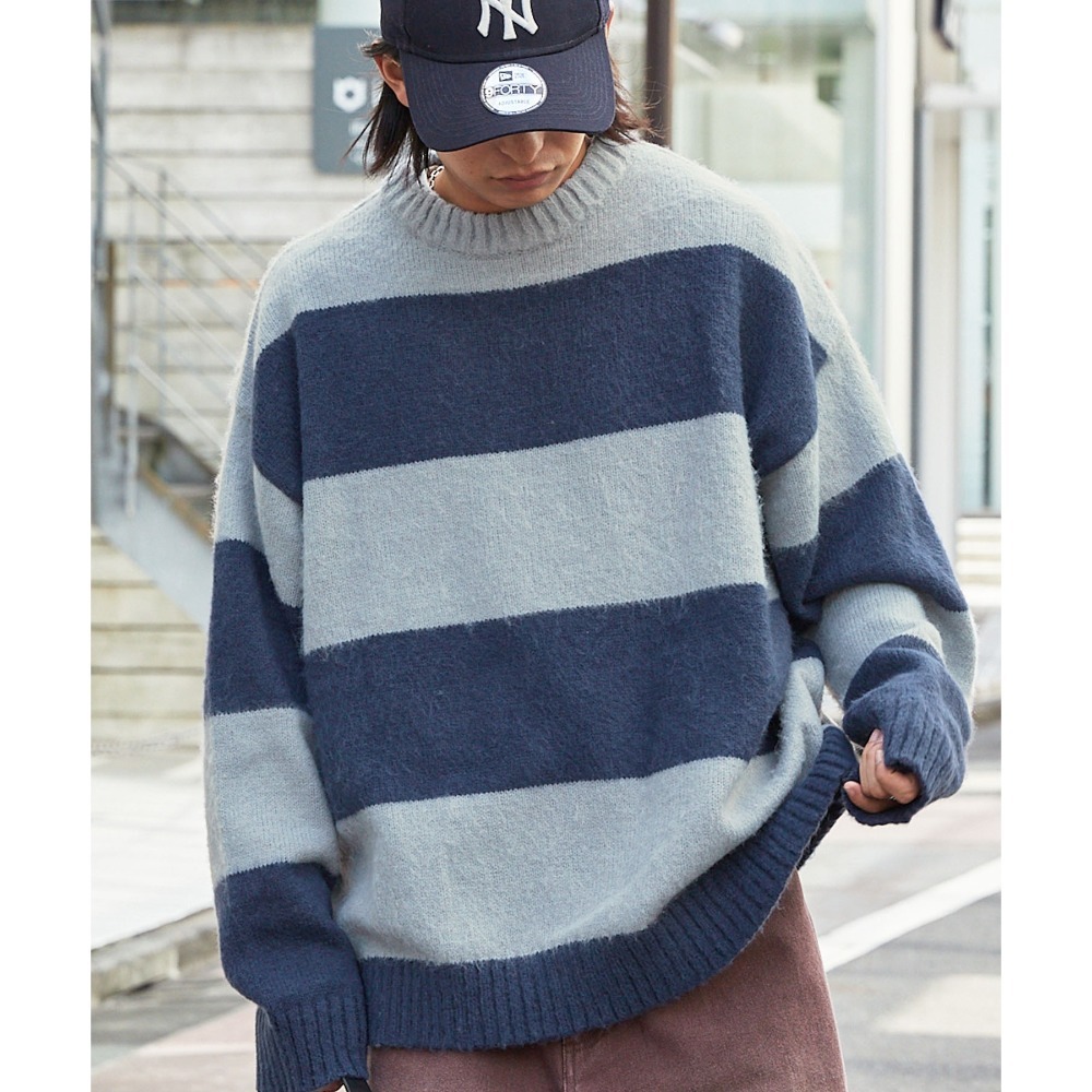 日本 MONO MART 基礎馬海毛圓領毛衣 寬鬆針織衫【PS中壢】-規格圖10