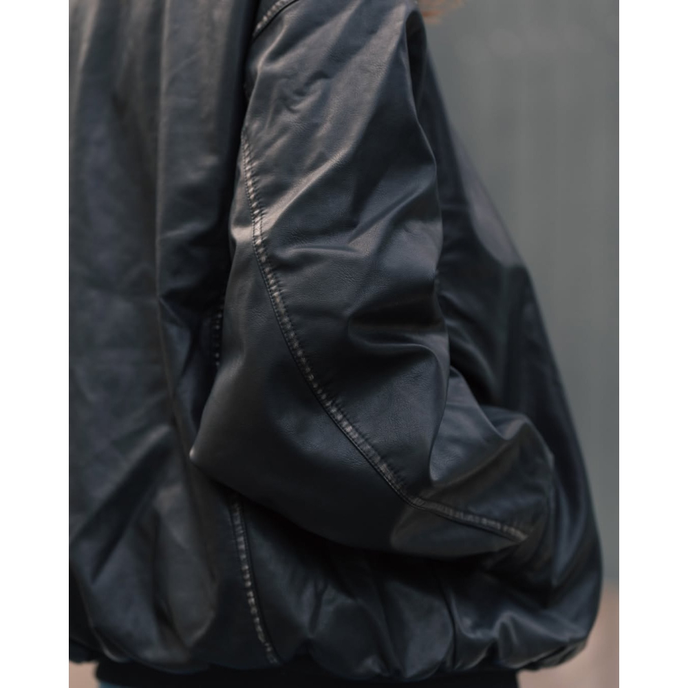 ORDINARY WASHED LEATHER FLIGHT JACKET 水洗舊化改良B2皮衣 店內價 【PS中壢】-細節圖9