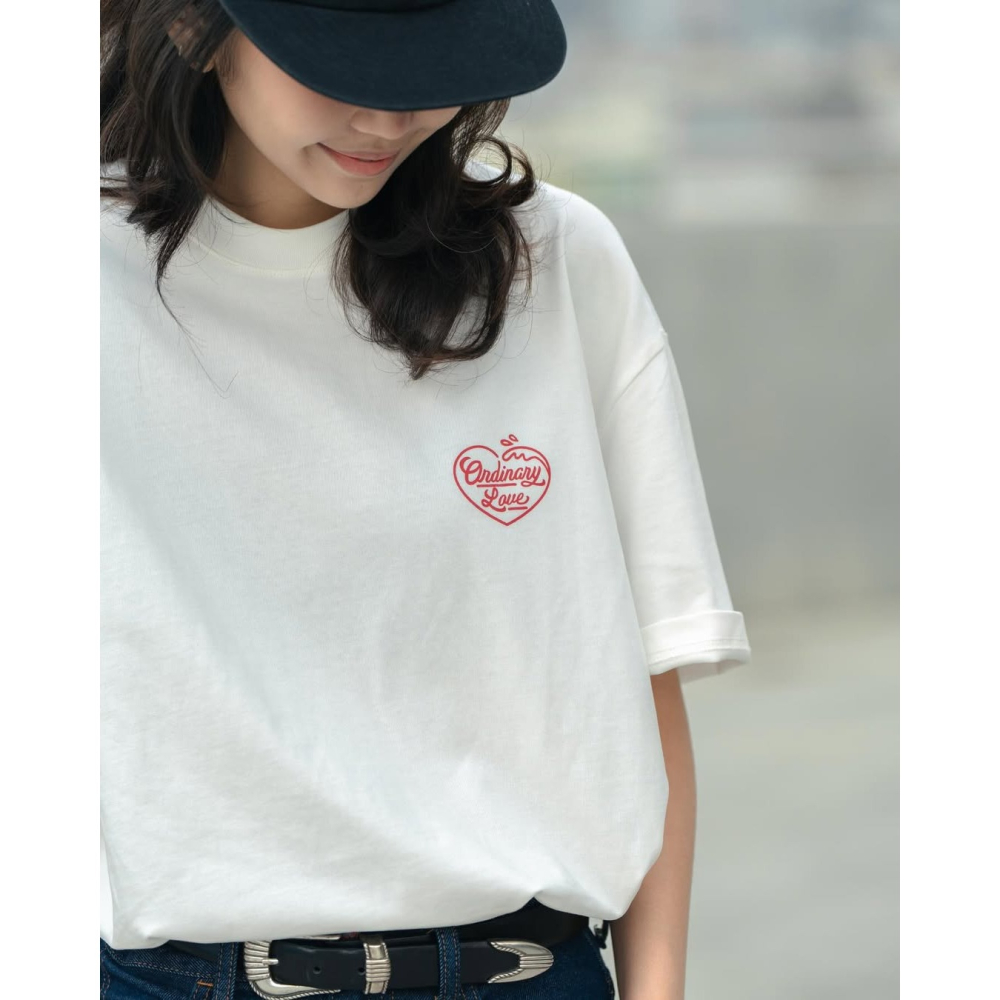 ORDINARY RETRO HEART SURF TEE 愛心衝浪復古短TEE 店內價【PS中壢】-細節圖3