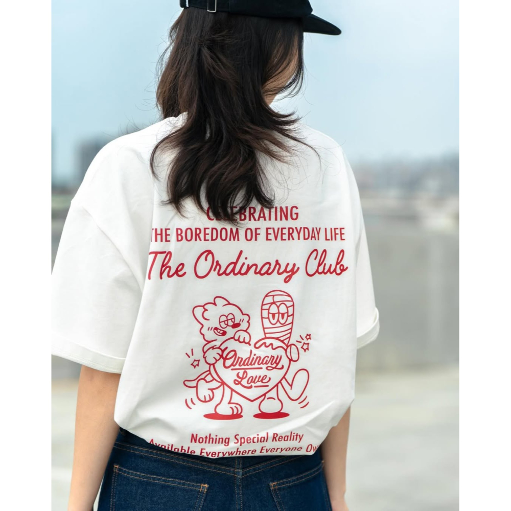 ORDINARY RETRO HEART SURF TEE 愛心衝浪復古短TEE 店內價【PS中壢】-細節圖6
