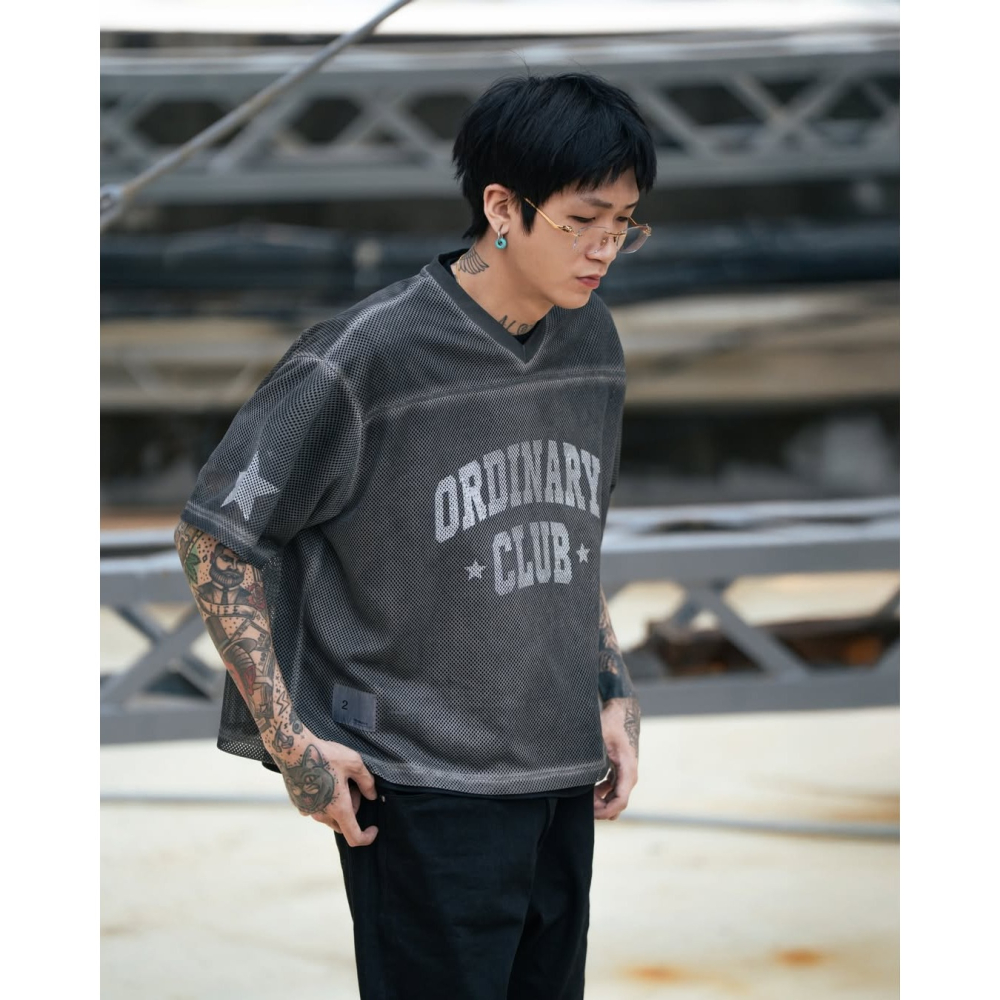 ORDINARY LOGO MESH JERSEY 美式短版網眼球衣 短T【PS中壢】店內價-細節圖3