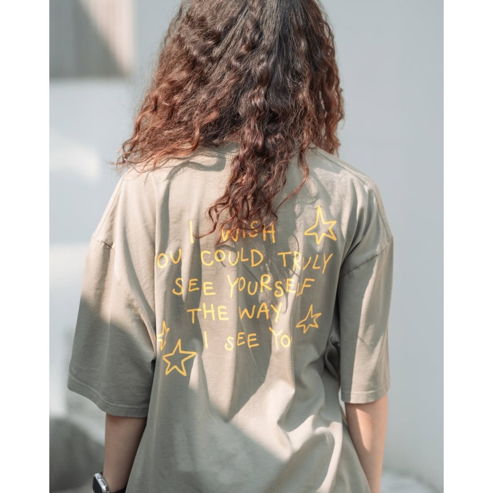 ORDINARY STAR SLOGAN TEE 手繪星星標語短TEE 短袖【PS中壢】店內價-細節圖6