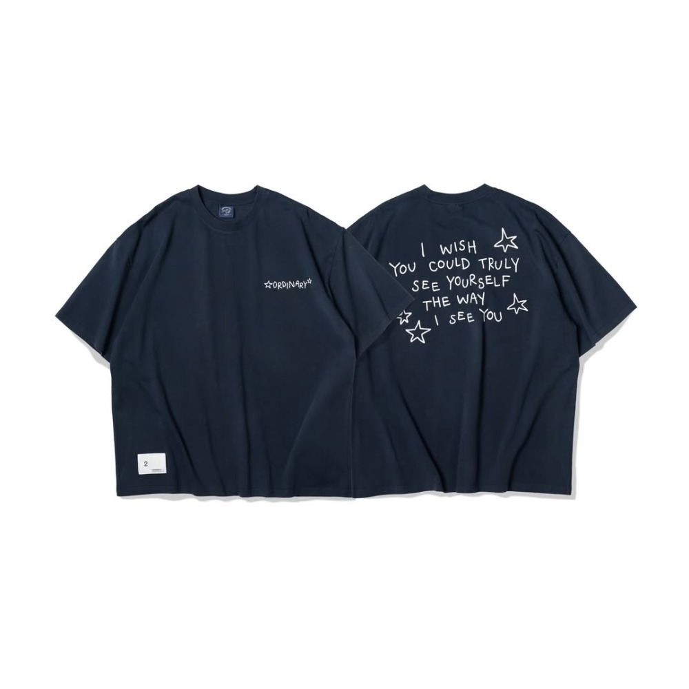 ORDINARY STAR SLOGAN TEE 手繪星星標語短TEE 短袖【PS中壢】店內價-規格圖9