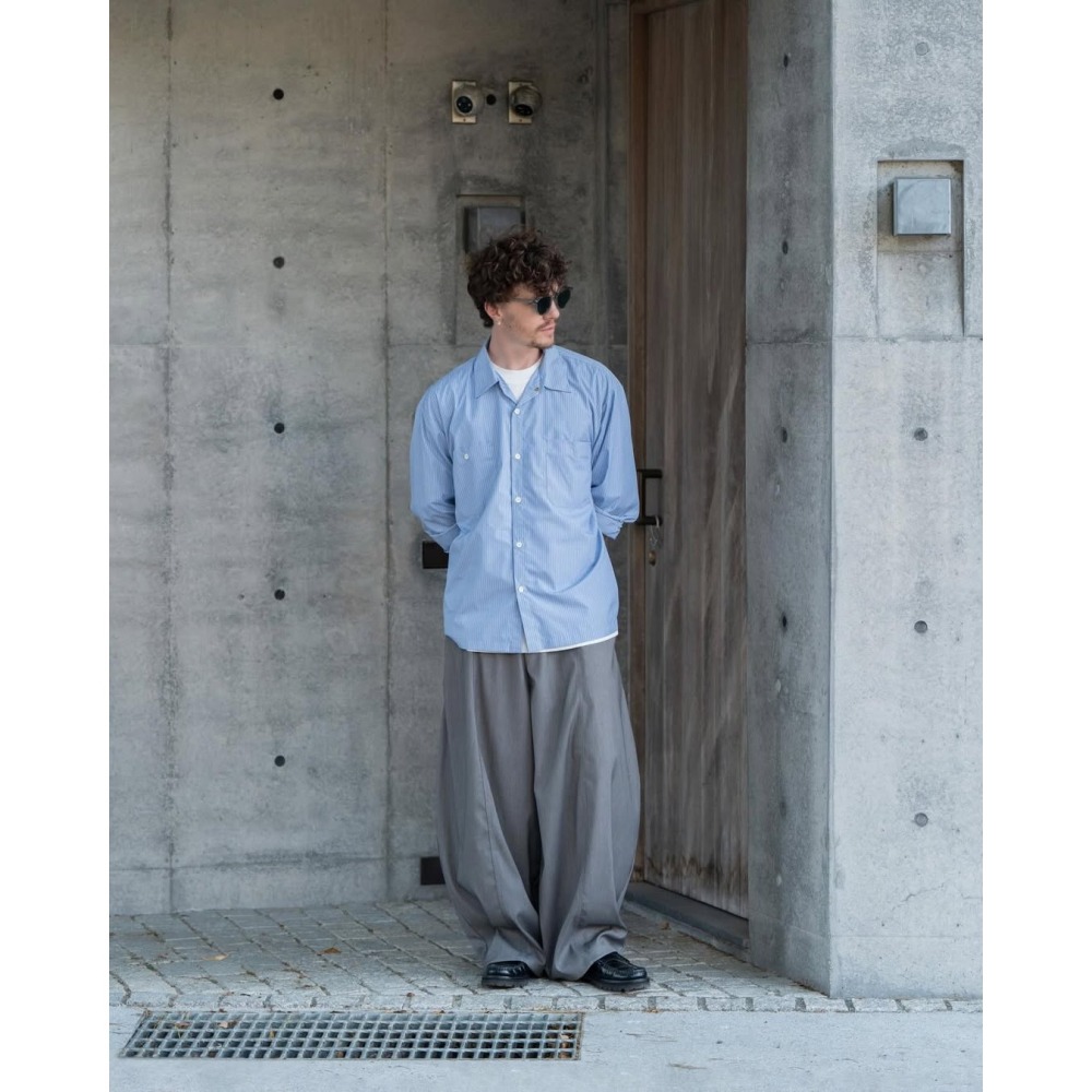ORDINARY 3D CURVED WIDE-LEG SLACKS 立體彎刀闊腿西裝褲  長褲【PS中壢】店內價-細節圖4