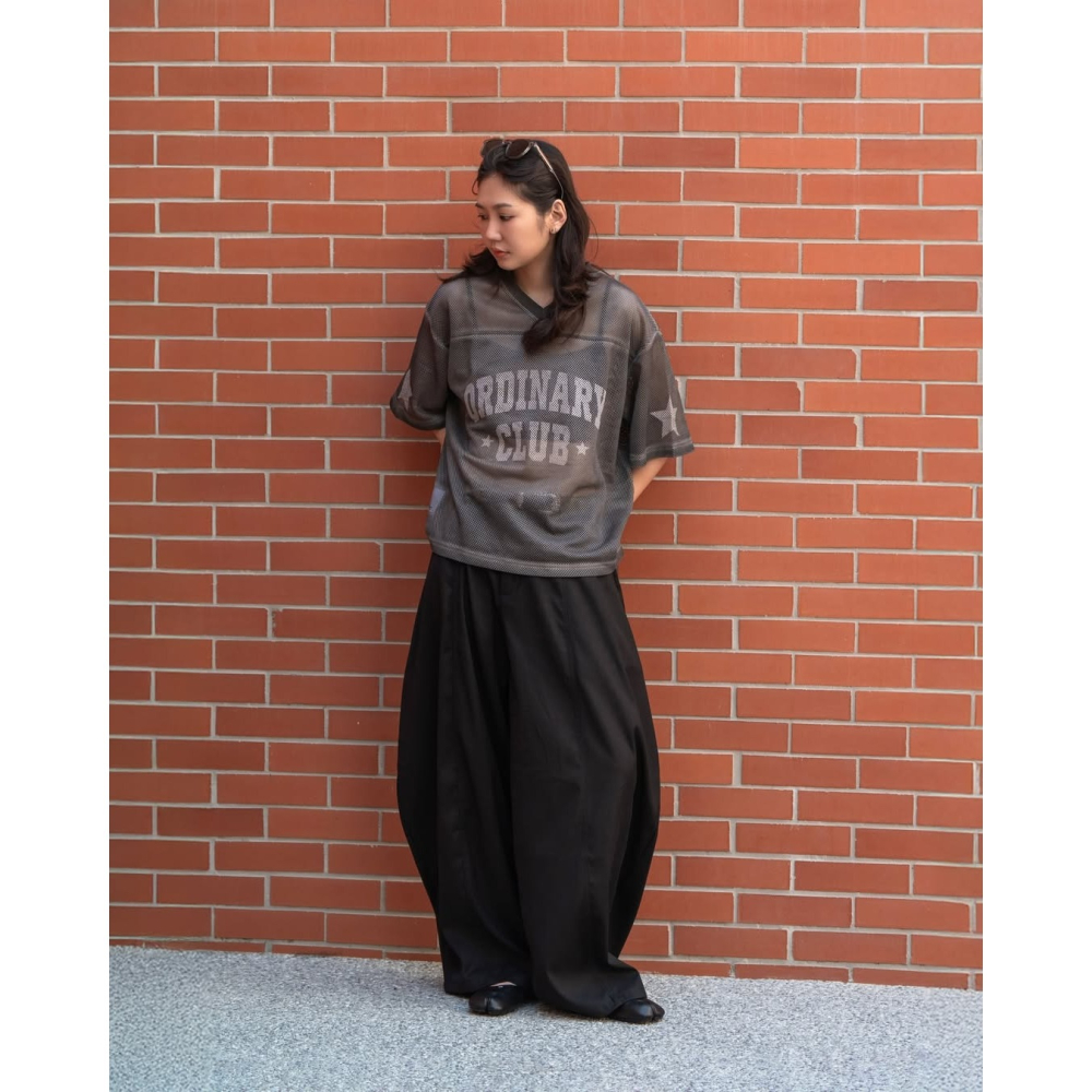 ORDINARY 3D CURVED WIDE-LEG SLACKS 立體彎刀闊腿西裝褲  長褲【PS中壢】店內價-細節圖8