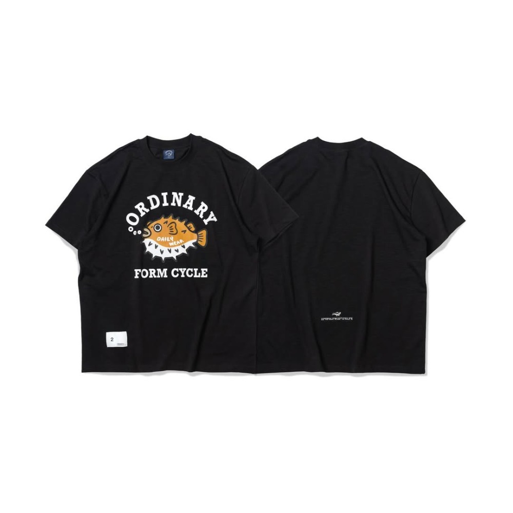 ORDINARY PUFFERFISH COLLEGE TEE 美式河豚竹節棉短TEE【PS中壢】店內價-規格圖9