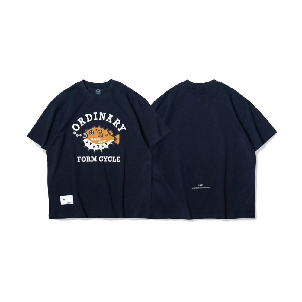 ORDINARY PUFFERFISH COLLEGE TEE 美式河豚竹節棉短TEE【PS中壢】店內價-規格圖9