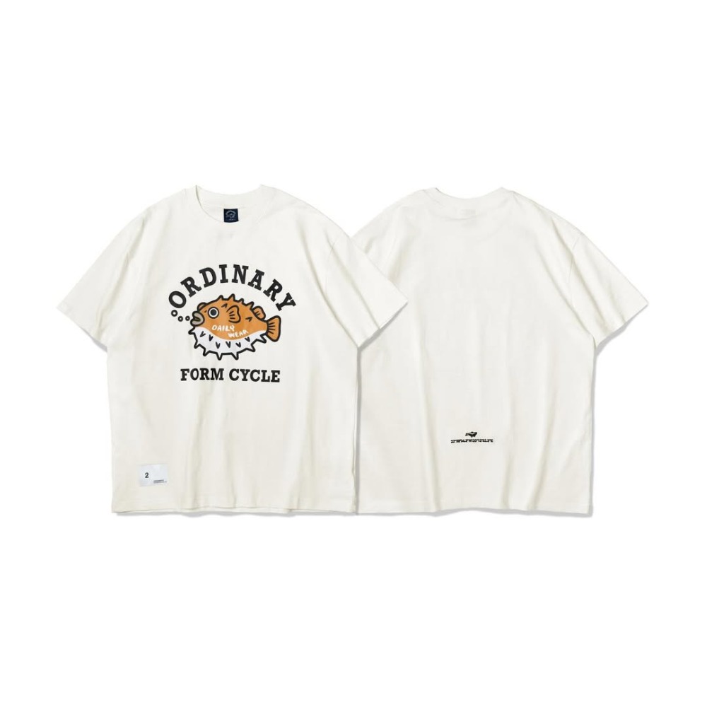 ORDINARY PUFFERFISH COLLEGE TEE 美式河豚竹節棉短TEE【PS中壢】店內價-規格圖9