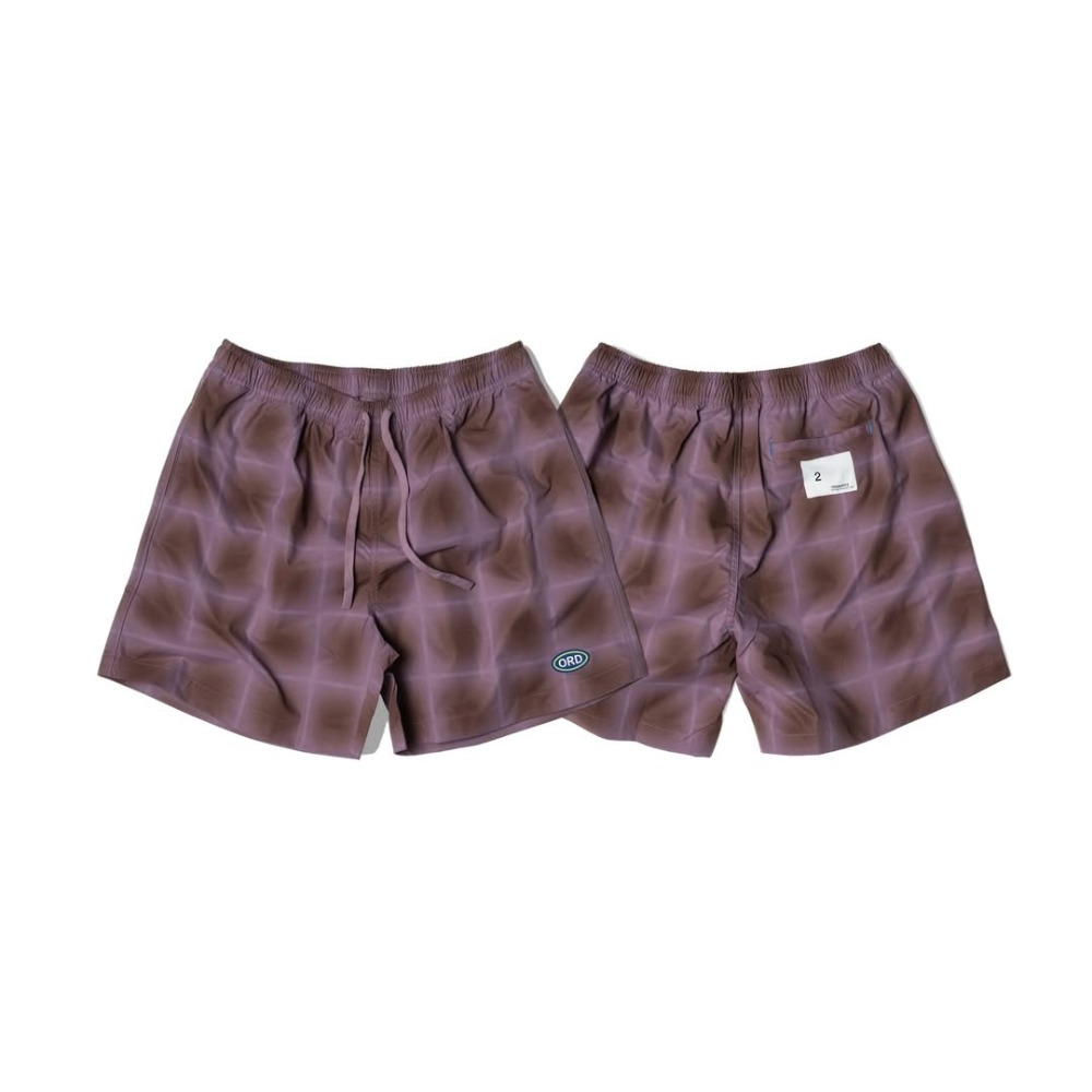 ORDINARY TIDEWALKER SHORTS 五分衝浪短褲  2.0【PS中壢】店內價-漸層格紋棕