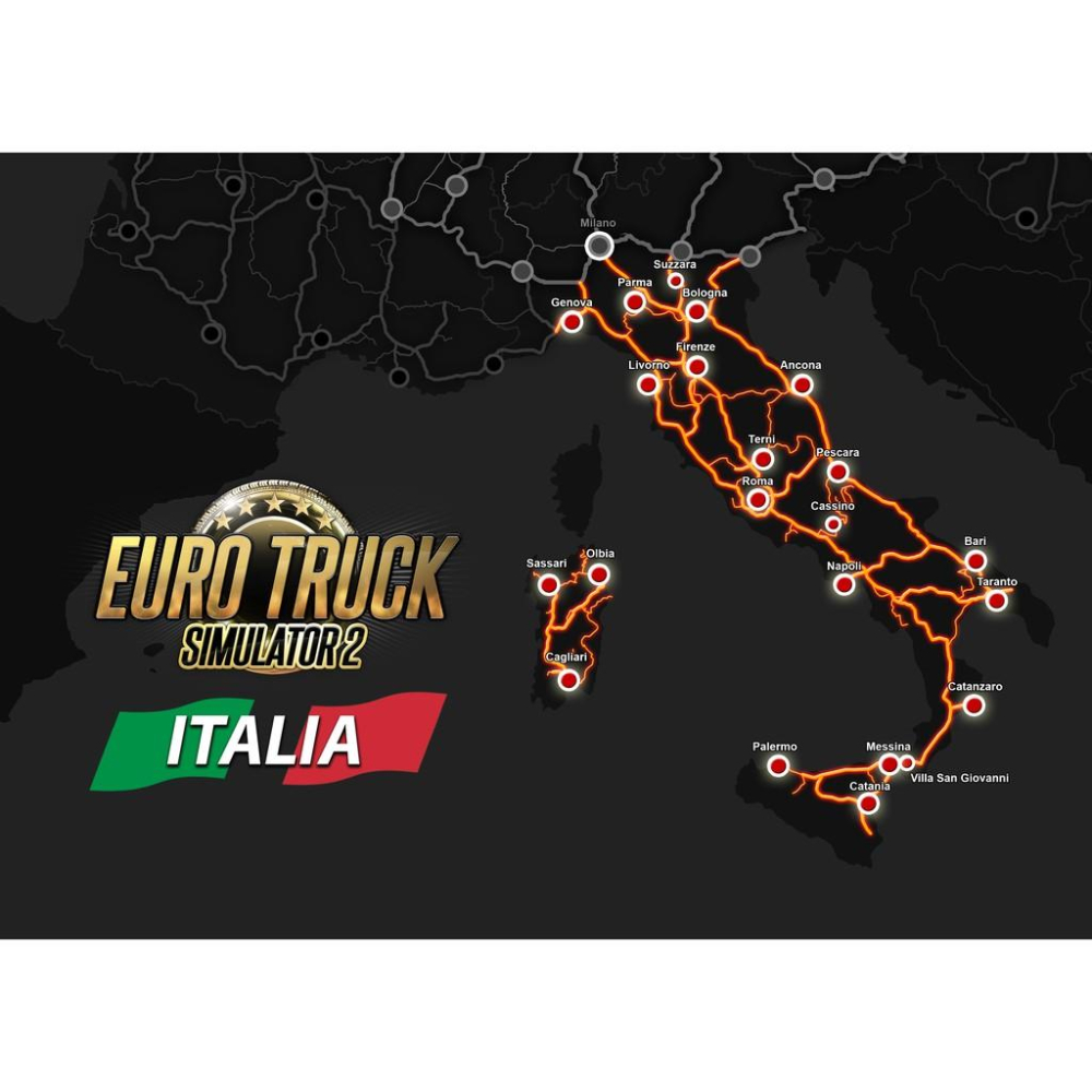 【官方序號】歐洲卡車模擬2 義大利 Euro Truck Simulator 2 Italia STEAM PC-細節圖2