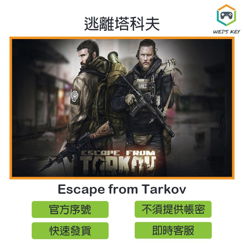 【官方序號】逃離塔科夫 Escape from Tarkov 歐洲全服版 PC