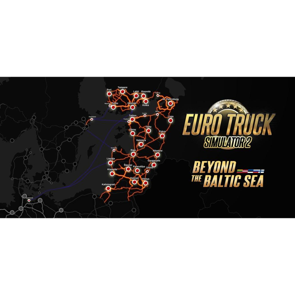 【官方序號】歐洲卡車模擬2 波羅的海彼岸 Euro Truck Simulator 2 Baltic Sea PC-細節圖2