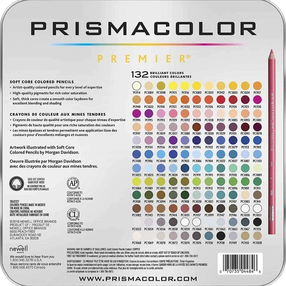 【雷恩精選】 全新現貨 美國PRISMACOLOR Soft Core 頂級油性132色鉛筆-細節圖5