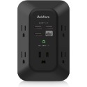 【雷恩精選】全新現貨 美國 Addtam USB-C 壁式充電器 電湧保護 3A-4.5A 5插座 4USB-規格圖10