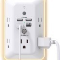 【雷恩精選】全新現貨 美國 Addtam USB-C 壁式充電器 電湧保護 3A-4.5A 5插座 4USB-規格圖10