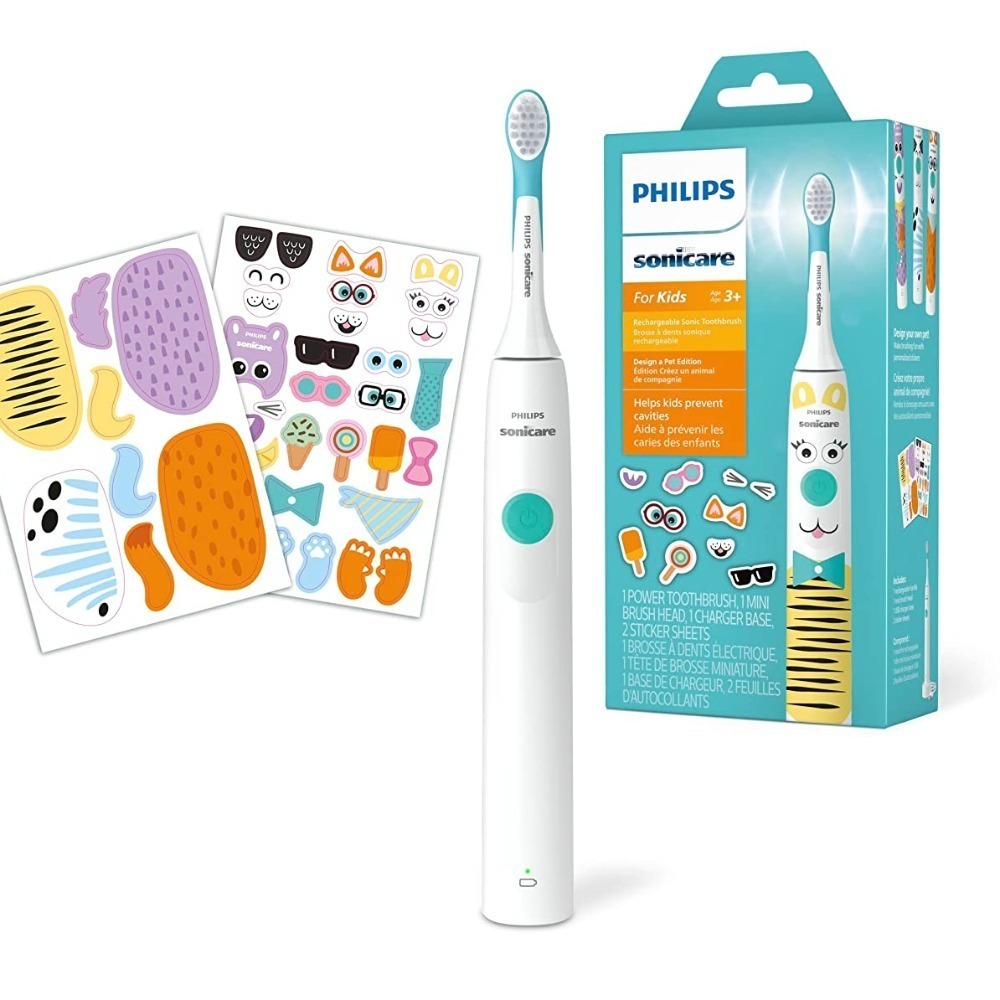 【雷恩精選】全新現貨飛利浦 兒童音波電動牙刷（可增購小刷頭及原廠刷頭）-細節圖6