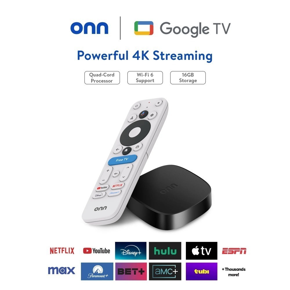 【雷恩精選】全新現貨 onn Google TV 4K Plus(2025年版)及4K版電視盒-細節圖2