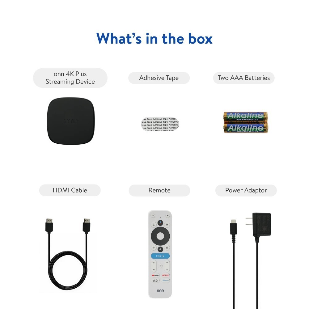 【雷恩精選】全新現貨 onn Google TV 4K Plus(2025年版)及4K版電視盒-細節圖3