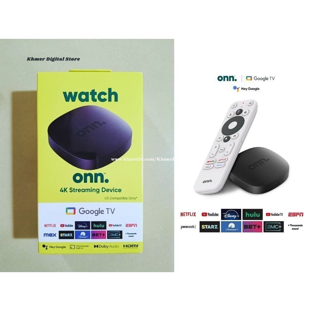 【雷恩精選】全新現貨 onn Google TV 4K Plus(2025年版)及4K版電視盒-規格圖5