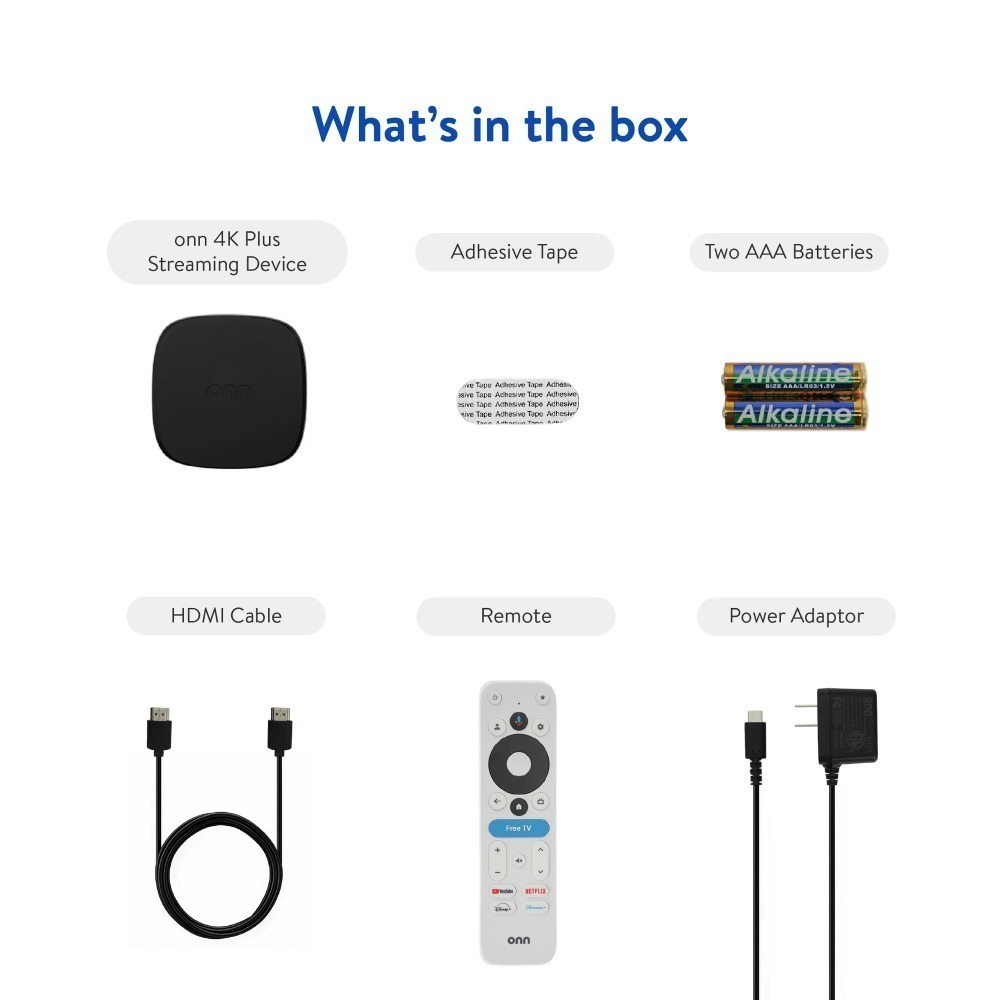 【雷恩精選】全新現貨 onn Google TV 4K Plus(2025年版)及4K版電視盒-規格圖5