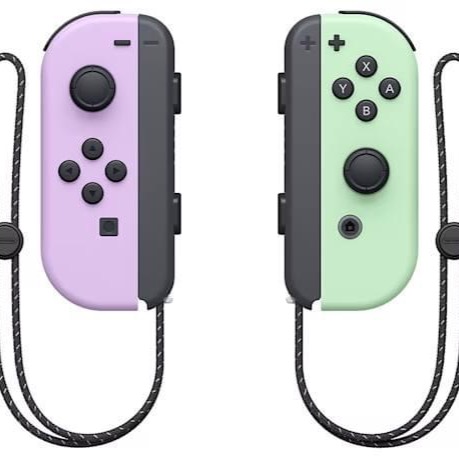 【東晶電玩】 Switch NS Switch Joy-Con 左右手把 控制器組 淡雅紫／淡雅綠(全新、公司貨)-細節圖3