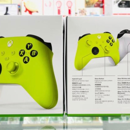 【東晶電玩】 Xbox SERIES S X 原廠 無線控制器 手把 把手 藍芽 無線控制器、電擊黃(全新、現貨)