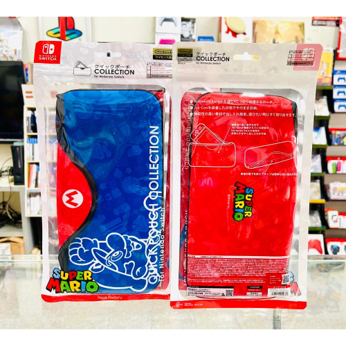 【東晶電玩】 Switch NS 原廠授權《瑪利歐》 主機包 棉質包 收納包 保護包 攜帶包 軟布包(全新、現貨)