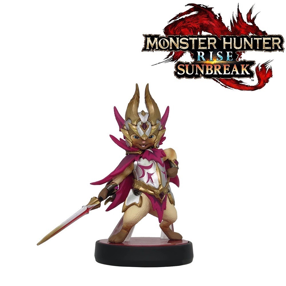 【東晶電玩】 amiibo 公仔 魔物獵人崛起 破曉 爵銀龍 爵銀龍貓 爵銀龍犬 三隻1組-細節圖4