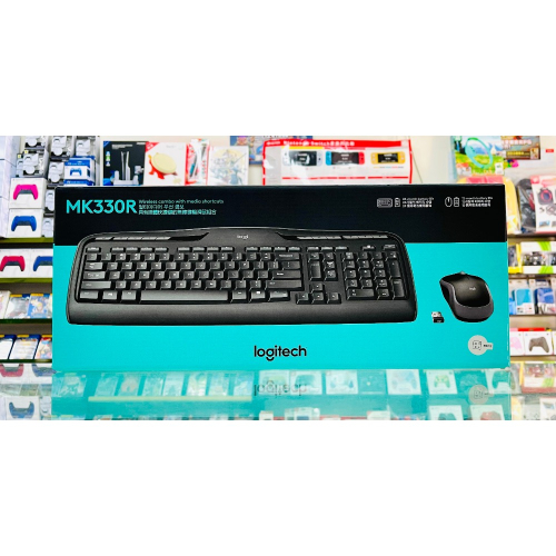 【東晶電玩】 Logitech 羅技 MK330R 無線鍵鼠組 無線鍵盤滑鼠組 鍵盤 滑鼠 文書鍵盤（全新、現貨）