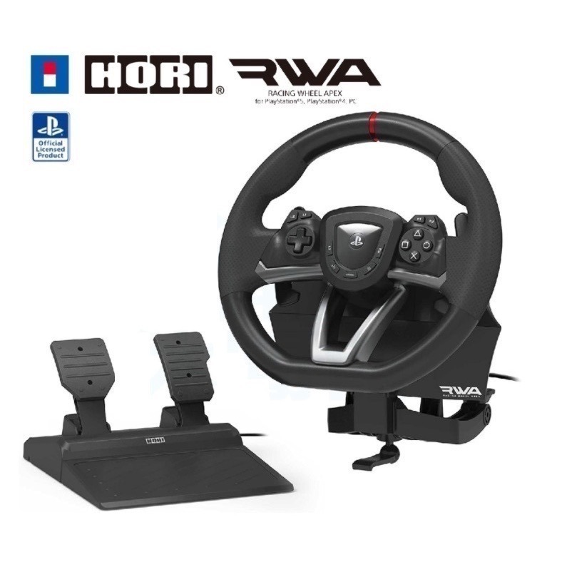 【東晶電玩】 PS5 PS4 HORI SPF-004A 賽車方向盤 (全新、現貨)-細節圖3