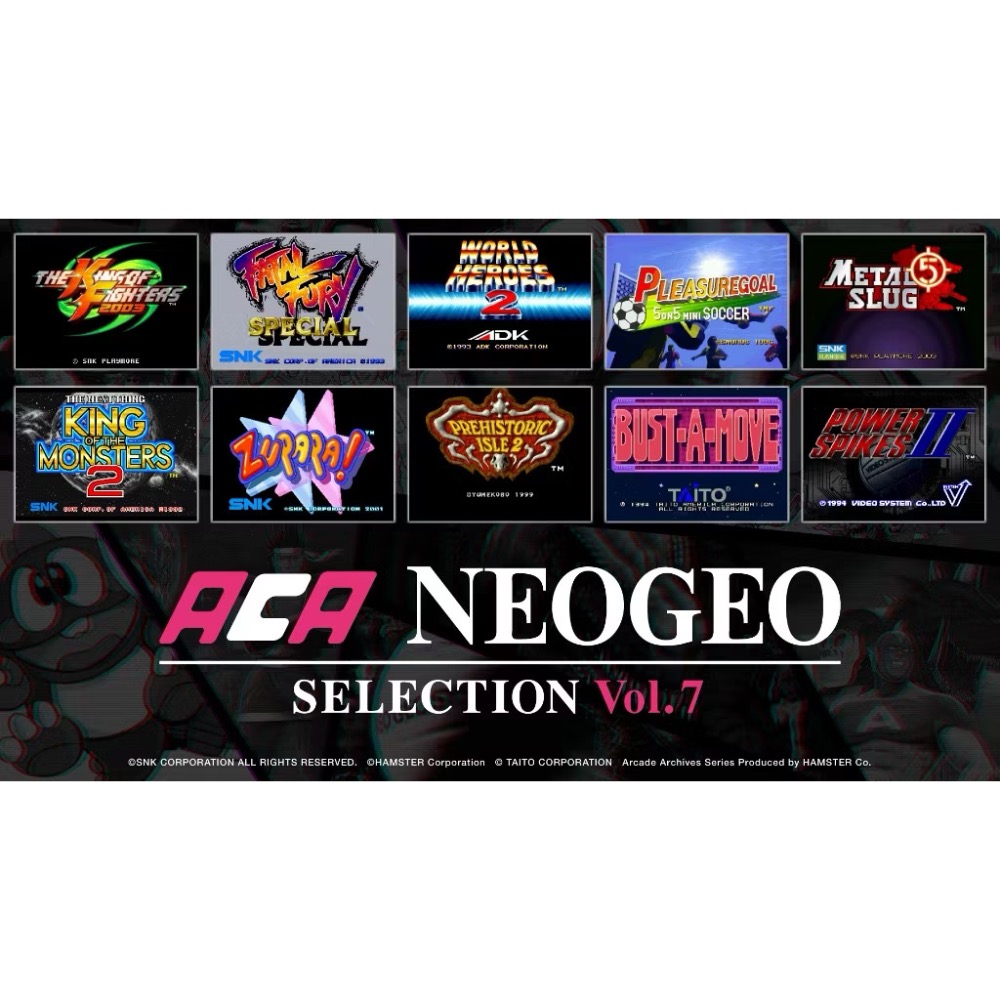 【東晶電玩】 NS ACA NEOGEO Selection Vol.7 日文代理版(全新、現貨)-細節圖2