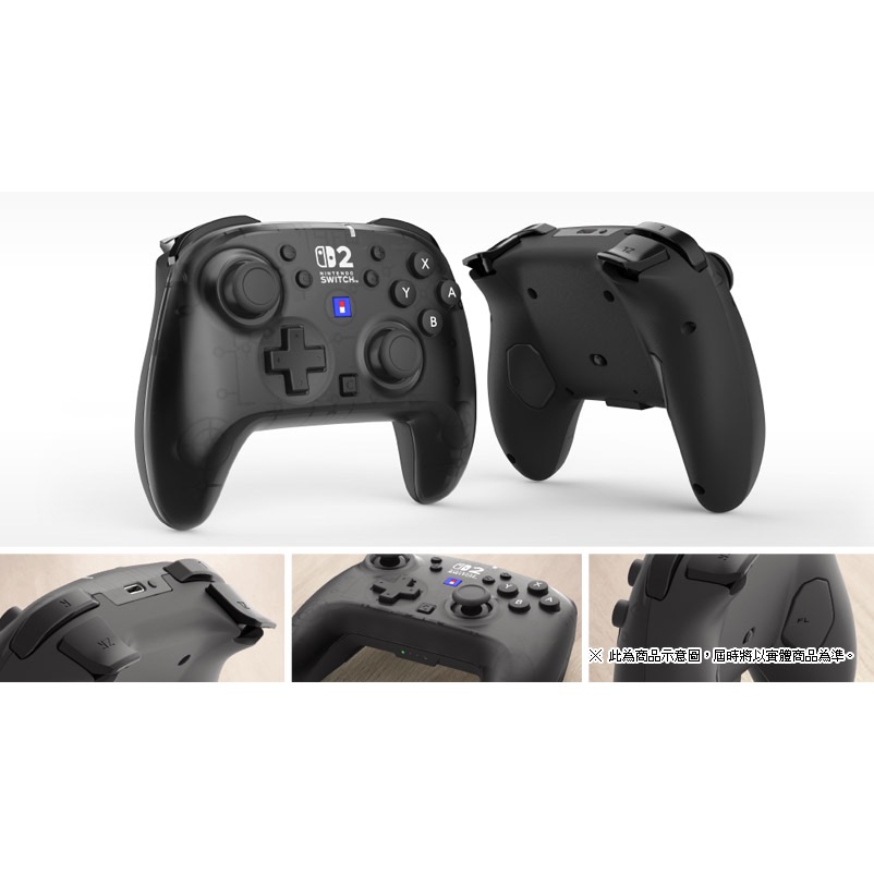【東晶電玩】 NS2 HORI 無線藍牙控制器 TURBO 霧黑色(全新、現貨)-細節圖3
