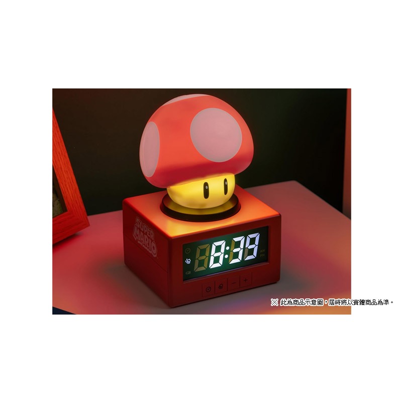 【東晶電玩】 任天堂 超級瑪利歐 夜燈鬧鐘 超級蘑菇款 (全新、現貨)-細節圖5