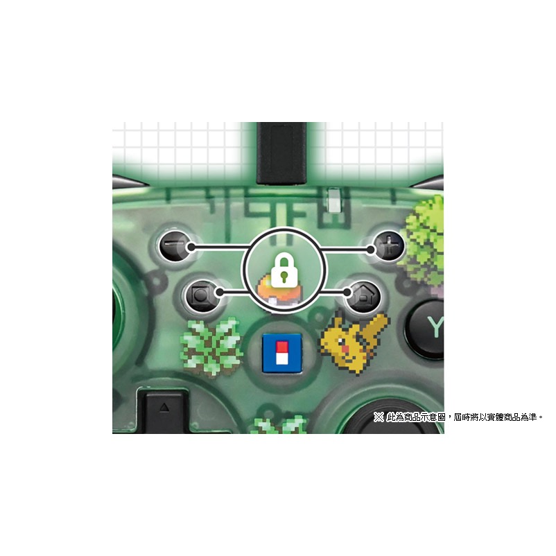 【東晶電玩】NS2 HORI 寶可夢 點陣風 有線控制器 有線手把 TURBO 綠(全新、現貨)-細節圖7