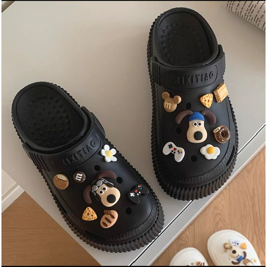 酷狗寶貝厚底洞洞鞋-細節圖3